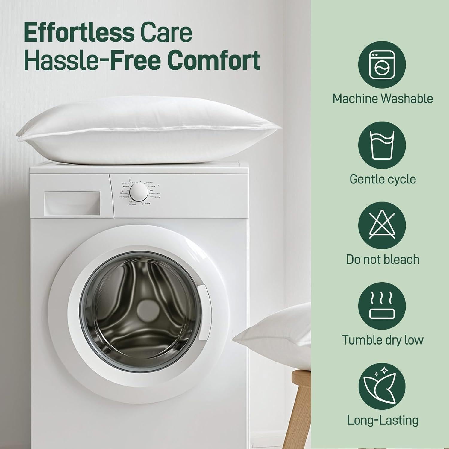 Almohada Hipoalergénica Caelorin Reina 71x51cm Viscosa Bambú