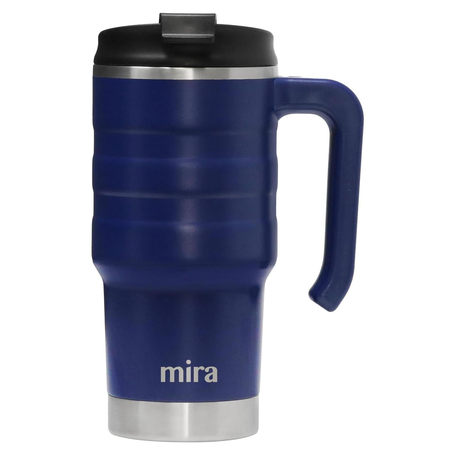 Taza de Viaje Aislada MIRA 20 oz Acero Inoxidable Marino