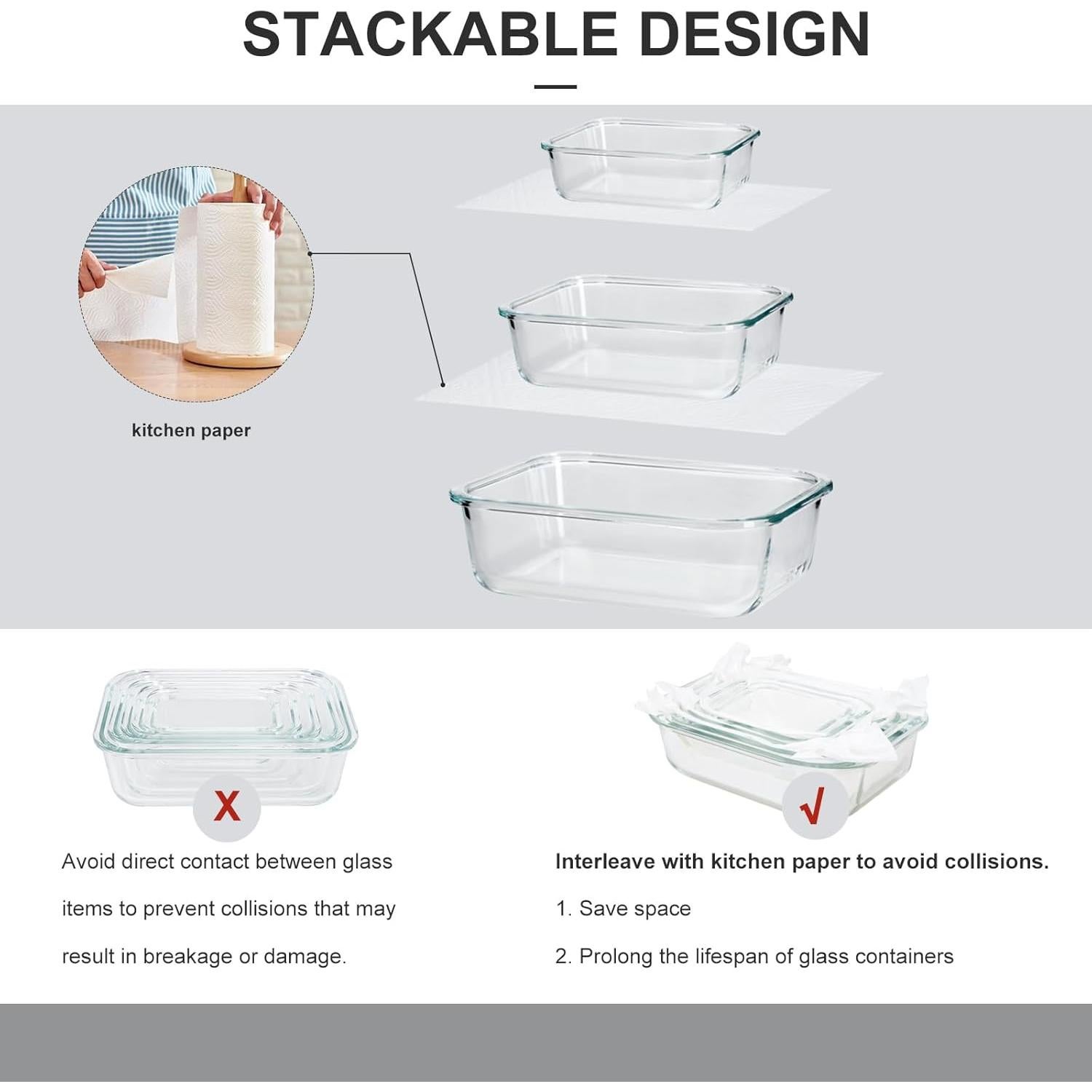 Juego de 20 Contenedores de Vidrio Coccot con Tapas Herméticas