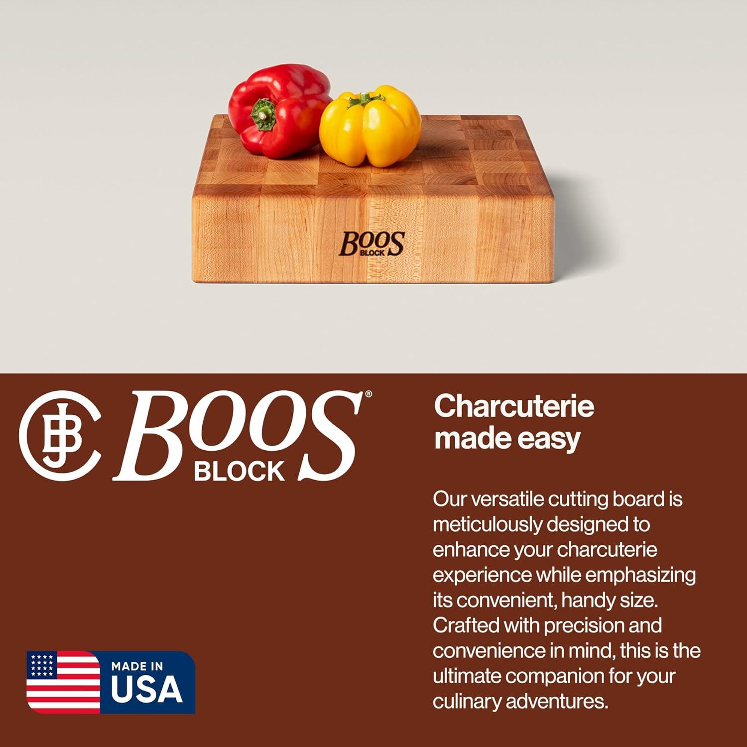 Tabla de Cortar Cuadrada John Boos CCB 30.48cm Madera Arce Reversible