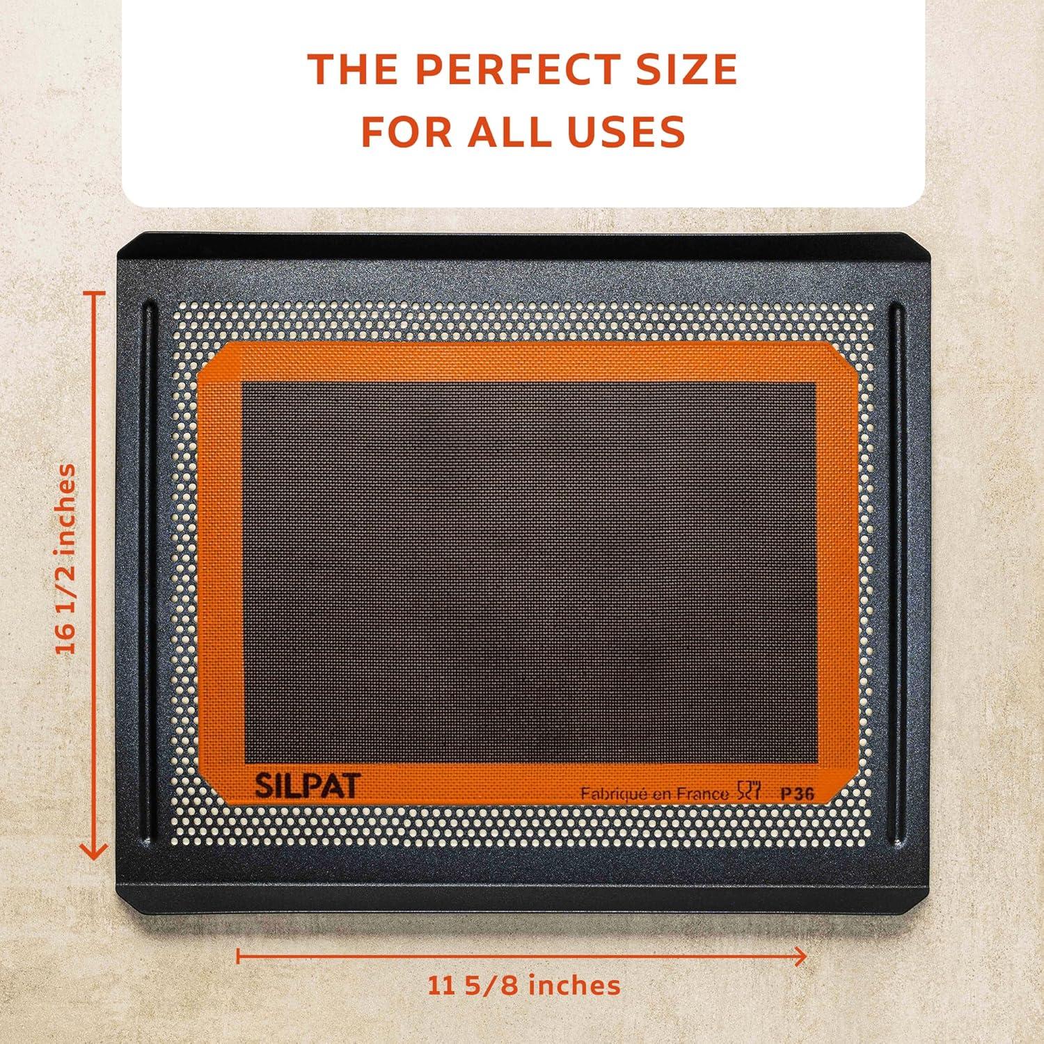 Alfombrilla de Silicona Antiadherente Silpat Silpain 41.9x29.5cm