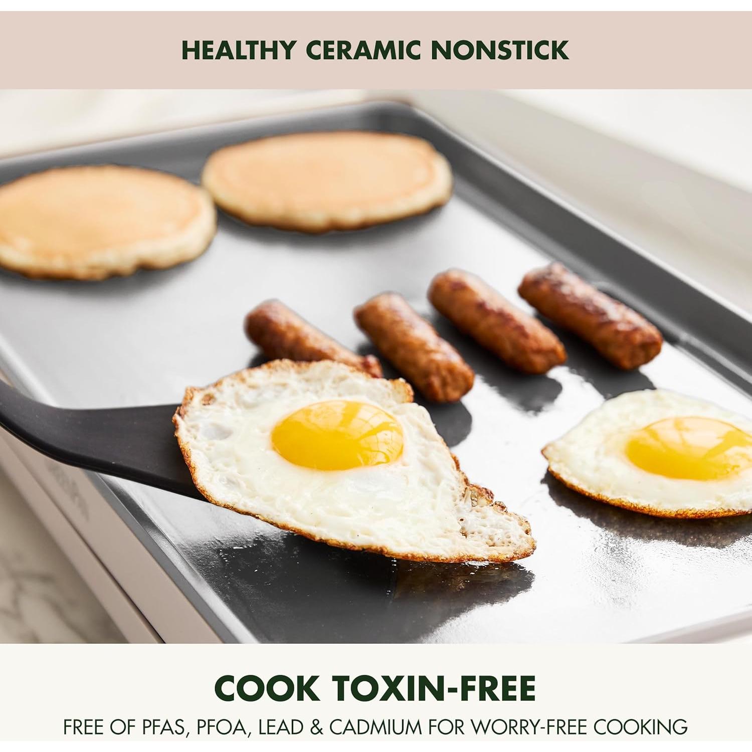 Plancha Eléctrica GreenPan 26.67x50.8 cm Antiadherente Cerámico