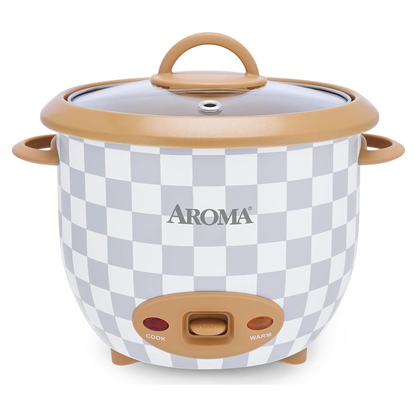 Olla Arrocera Eléctrica Aroma 6 Tazas 1.5L Cerámica Antiadherente