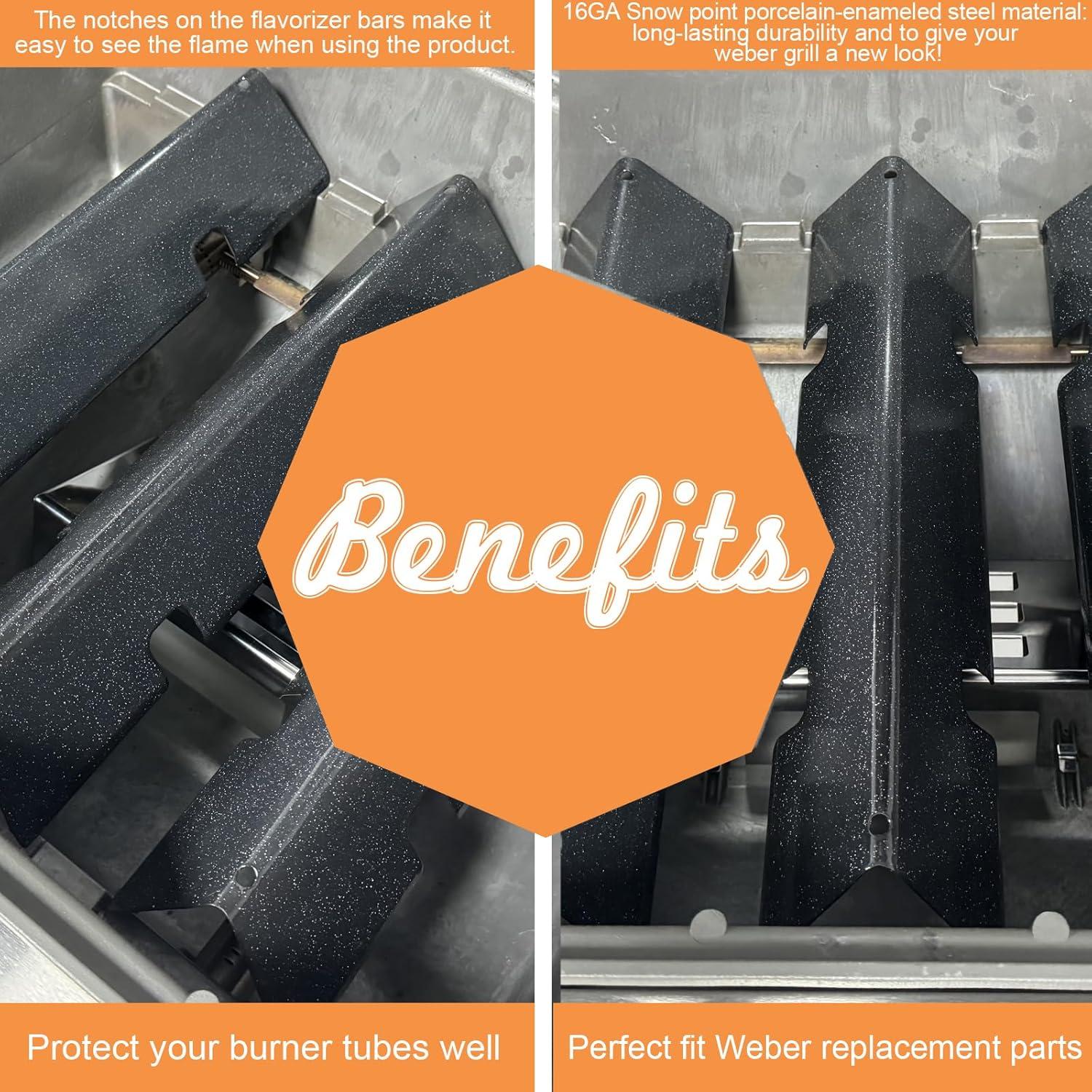 Piezas de Parrilla Weber Spirit II E210 S210 - Barras Flavorizer y Rejillas