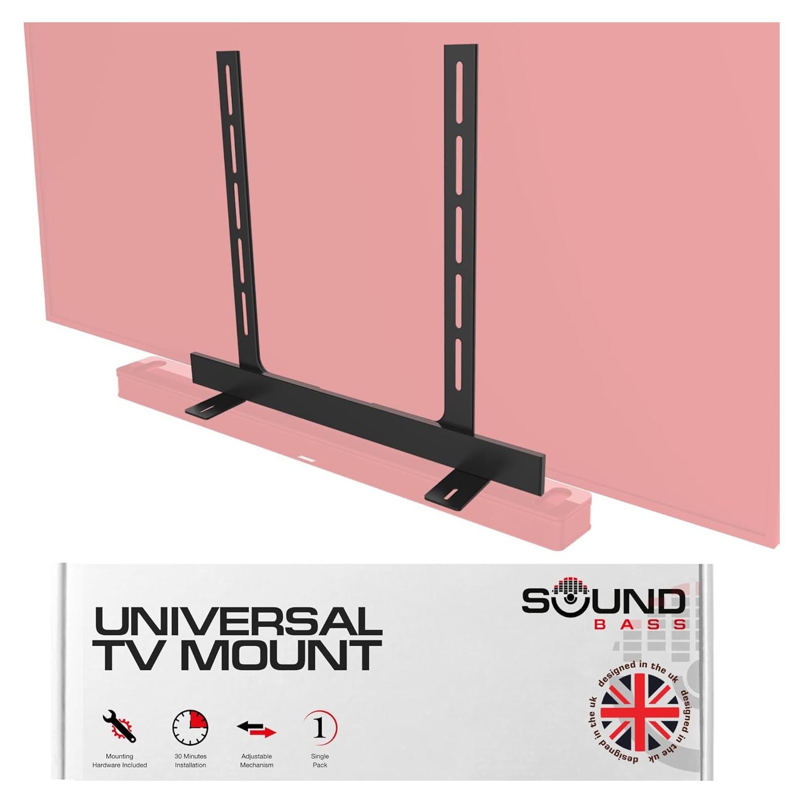 Soporte Universal para TV Soundbass Negro Compatible con Bose