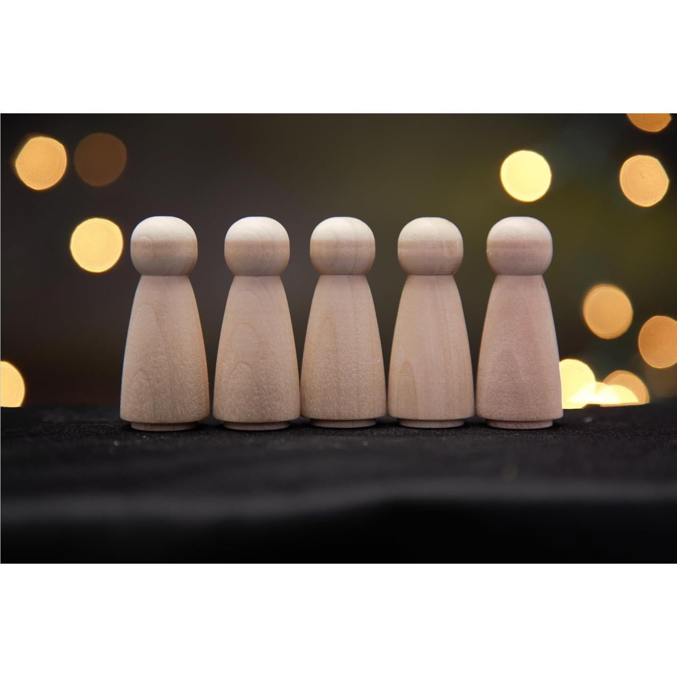 Muñeca de Madera sin Terminar Craftparts 5 cm Paquete de 10