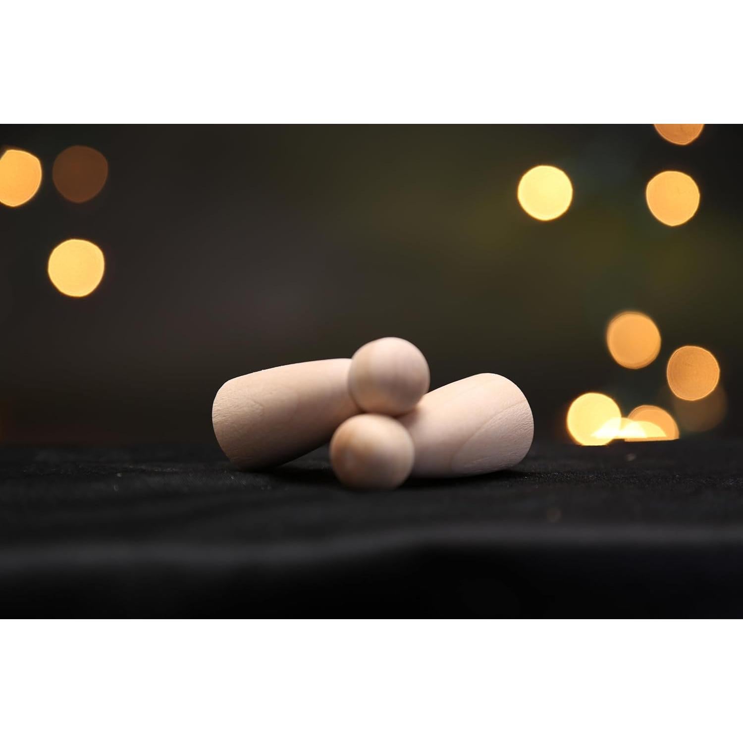 Muñeca de Madera sin Terminar Craftparts 5 cm Paquete de 10