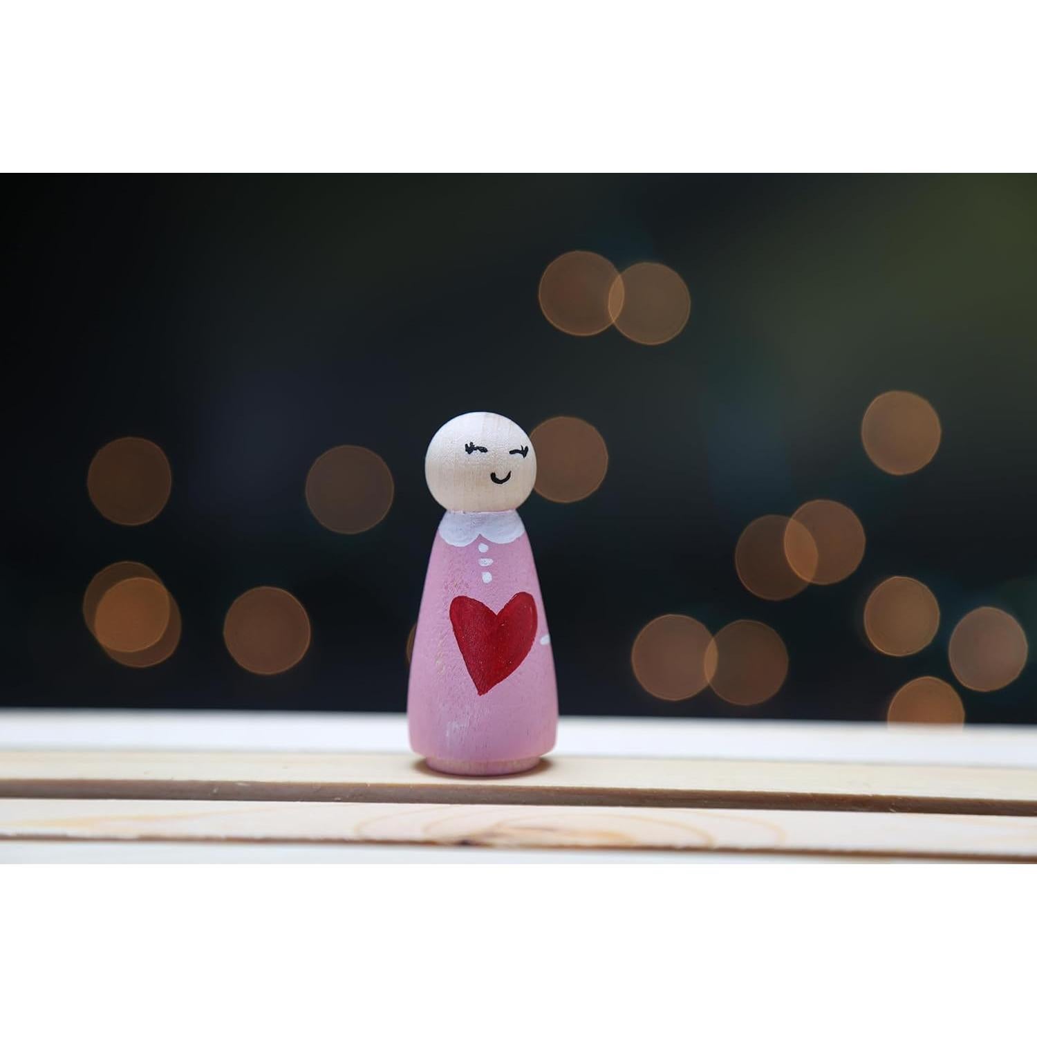 Muñeca de Madera sin Terminar Craftparts 5 cm Paquete de 10