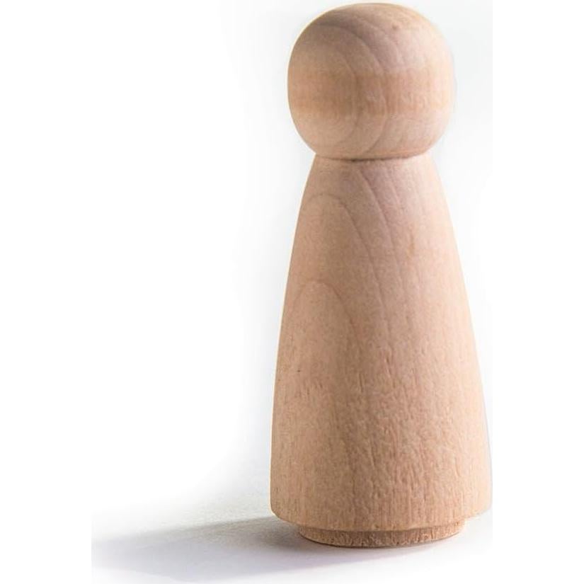 Muñeca de Madera sin Terminar Craftparts 5 cm Paquete de 10