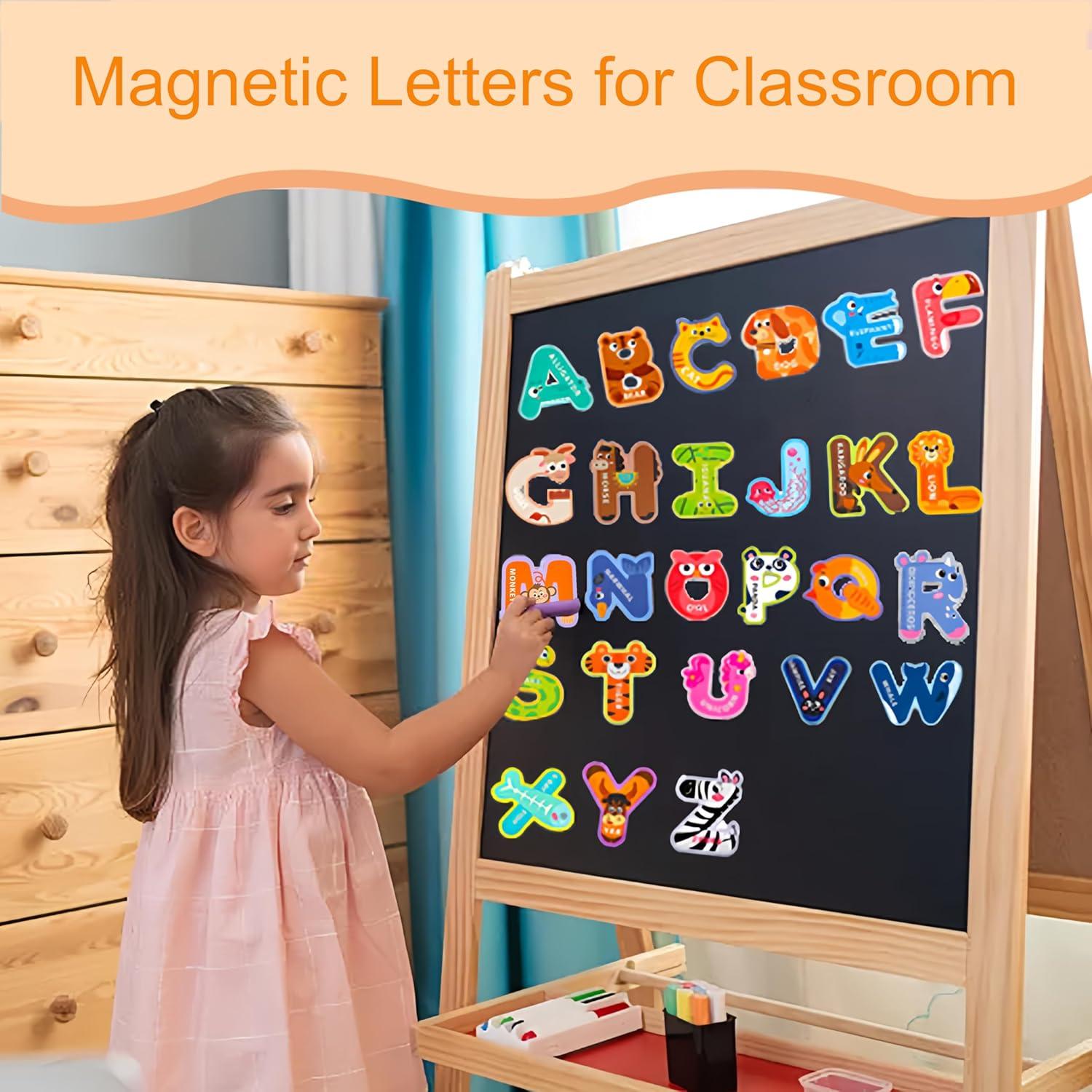 Letras Magnéticas para Niños Gloswetify - Alfabeto ABC 1 Unidad