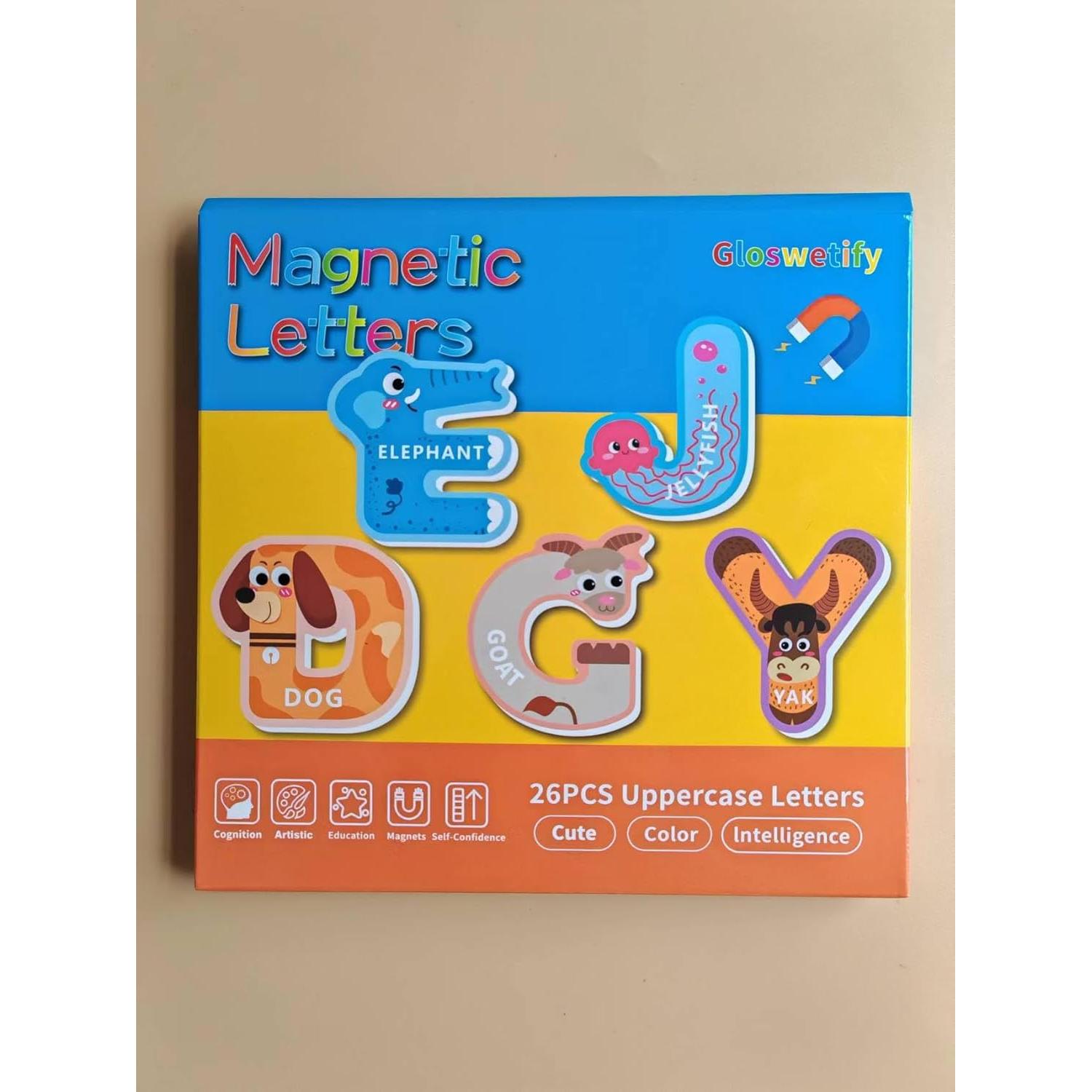 Letras Magnéticas para Niños Gloswetify - Alfabeto ABC 1 Unidad