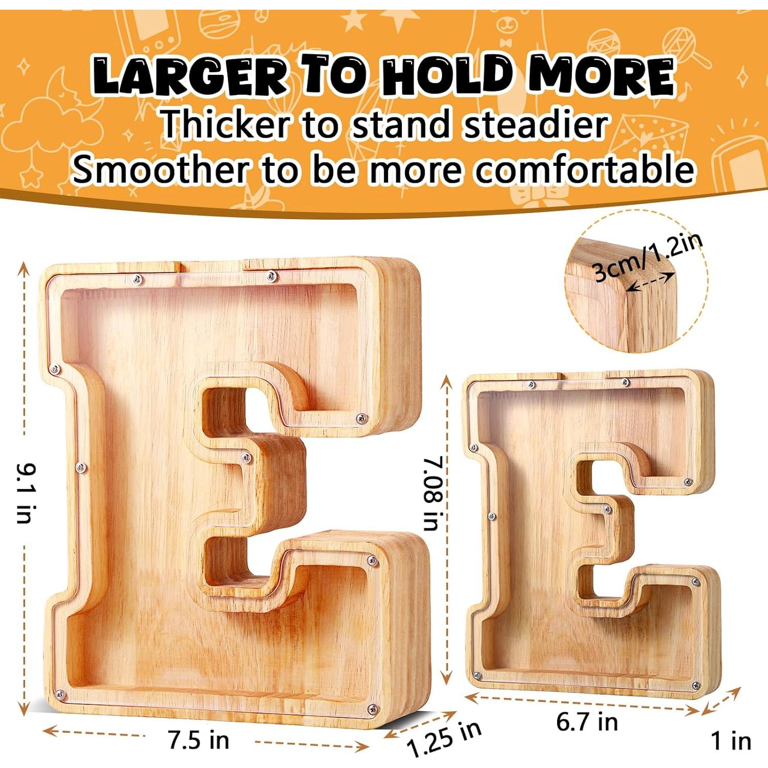 Banco de Cerdo Personalizado UBeesize de Madera 23 cm