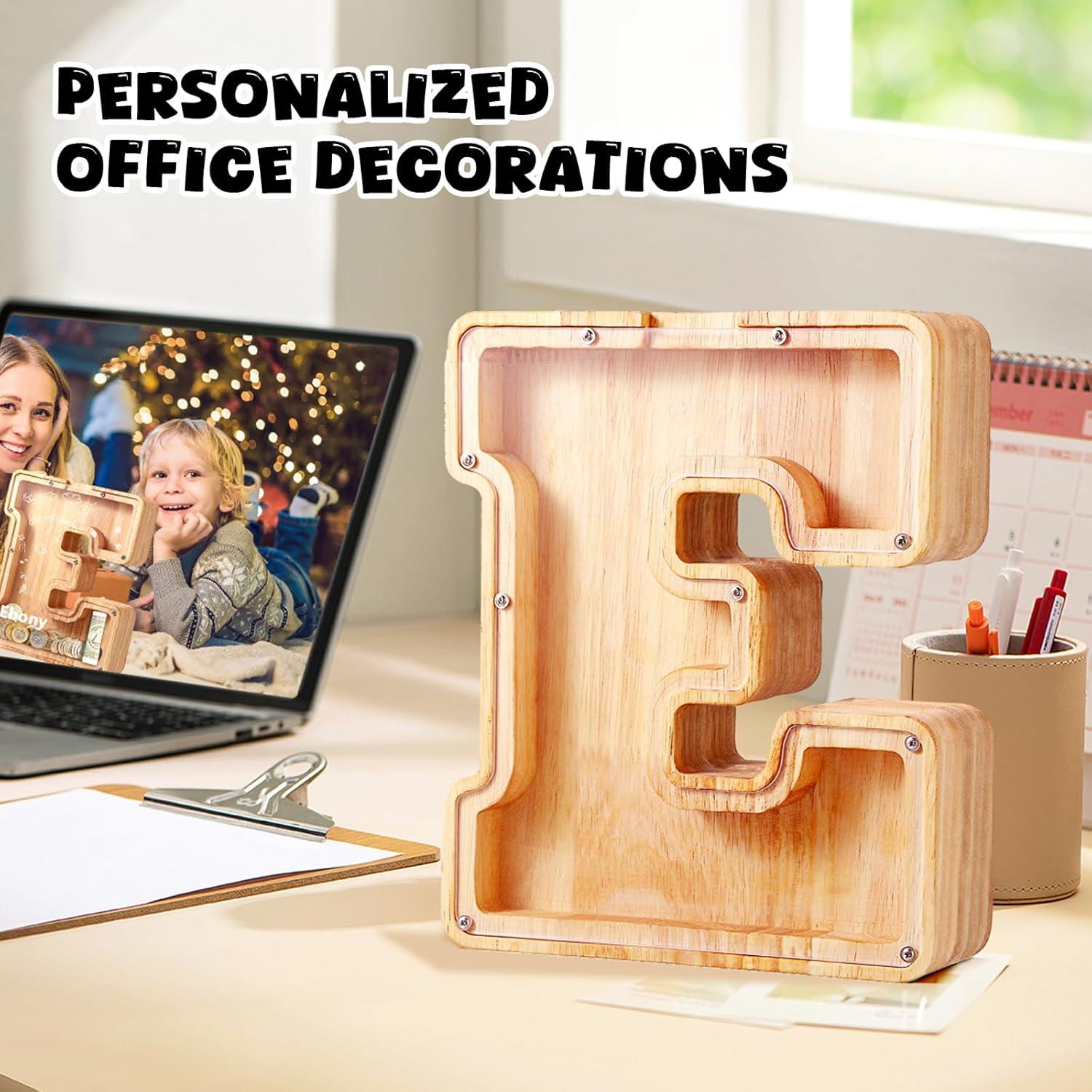 Banco de Cerdo Personalizado UBeesize de Madera 23 cm