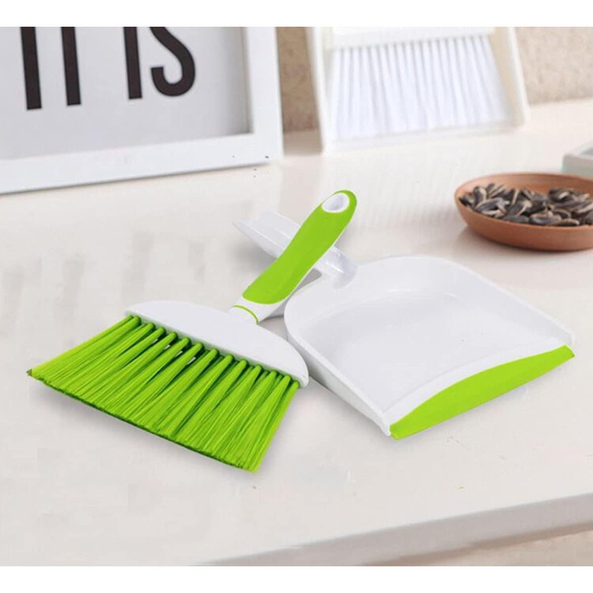 Juego de Escoba y Recogedor Mini BSMstone Azul 16x24 cm