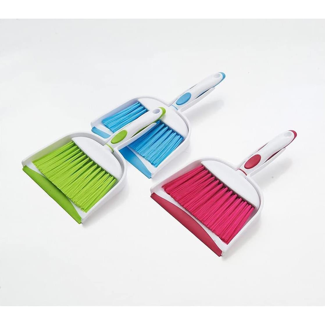 Juego de Escoba y Recogedor Mini BSMstone Azul 16x24 cm