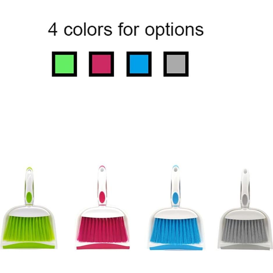 Juego de Escoba y Recogedor Mini BSMstone Azul 16x24 cm