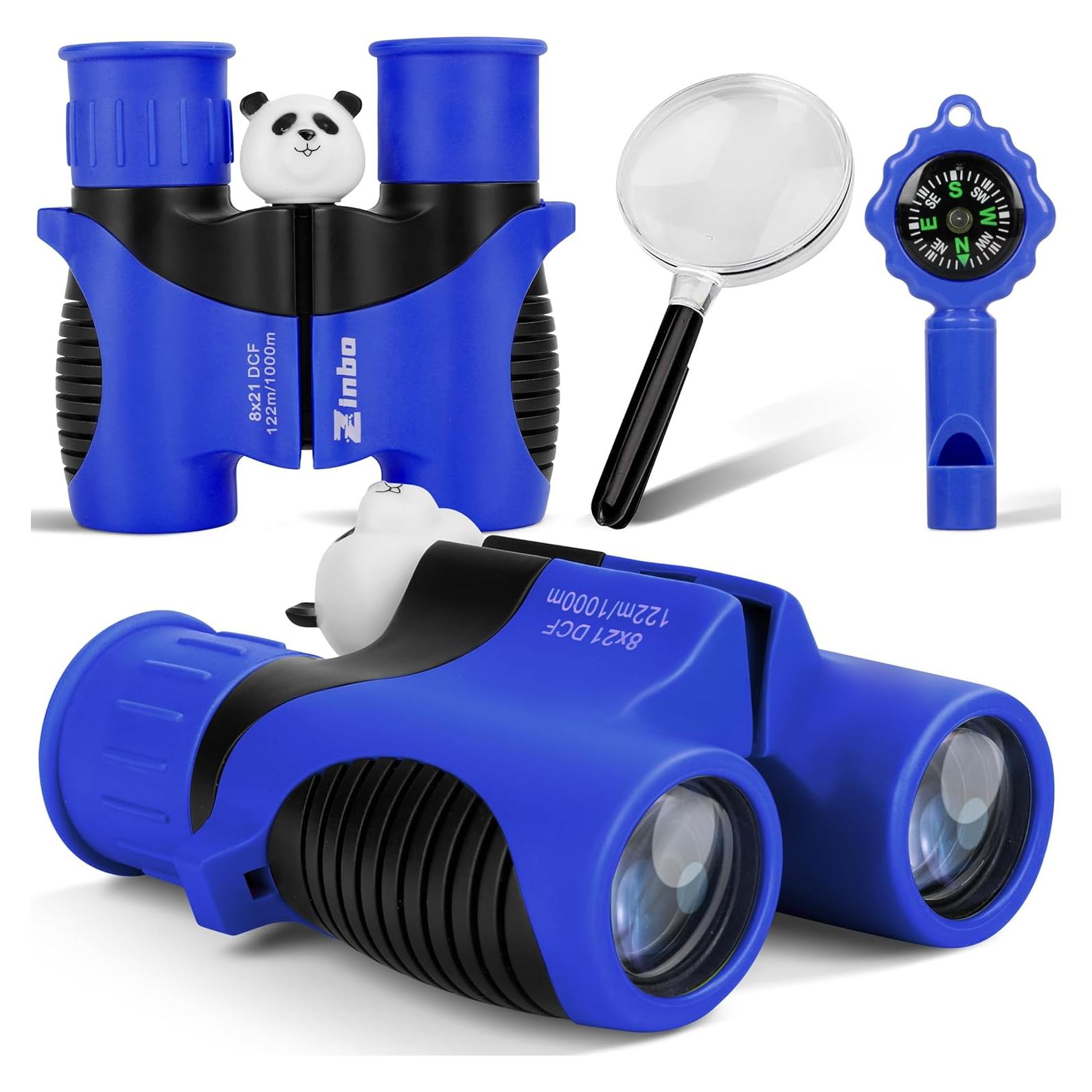 Binoculares para Niños Zinbo 8x21 Azul Oscuro - Alta Calidad