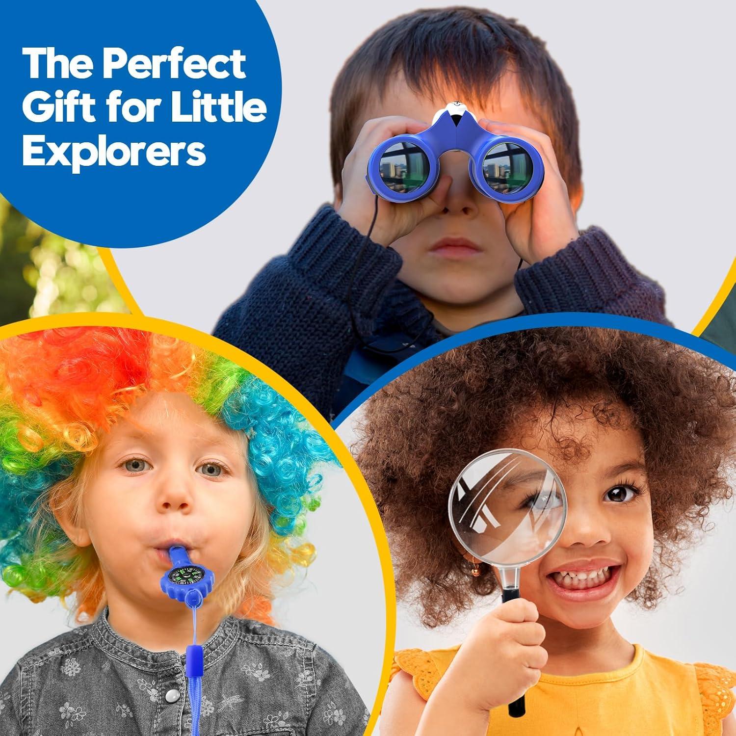 Binoculares para Niños Zinbo 8x21 Azul Oscuro - Alta Calidad