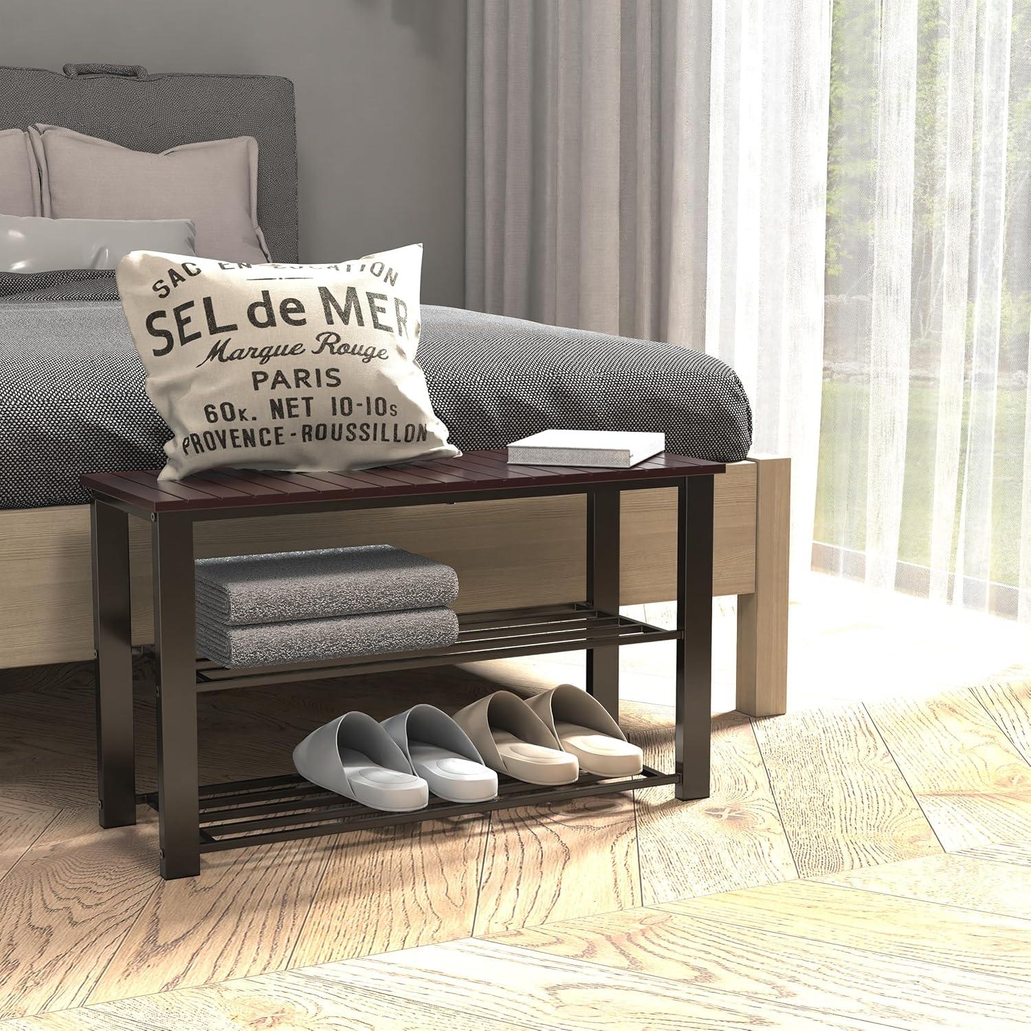 Banco de Almacenamiento para Zapatos Simple Houseware 2 Niveles