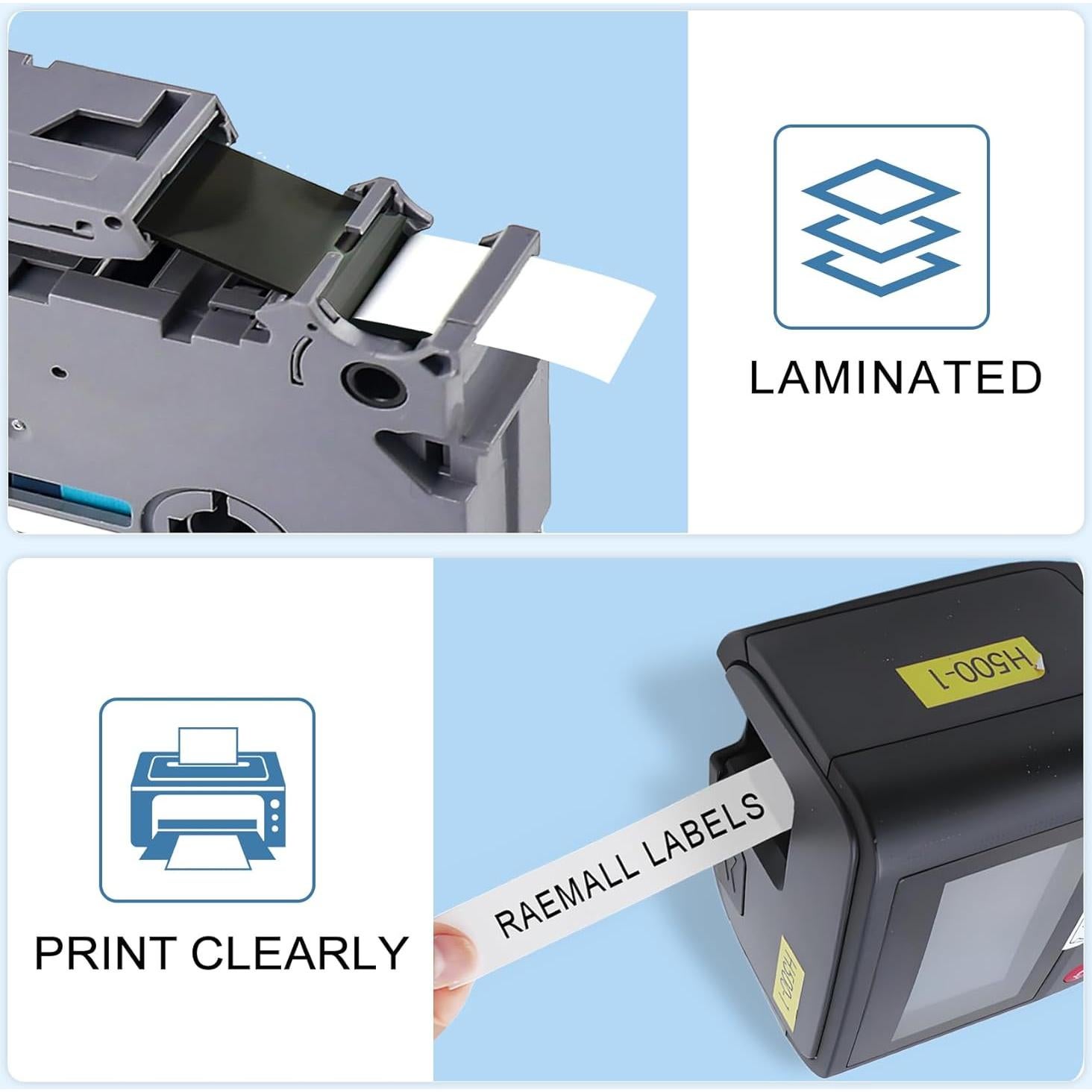 Cinta de Etiqueta Brother P-Touch TZe-231 12mm 5 Unidades