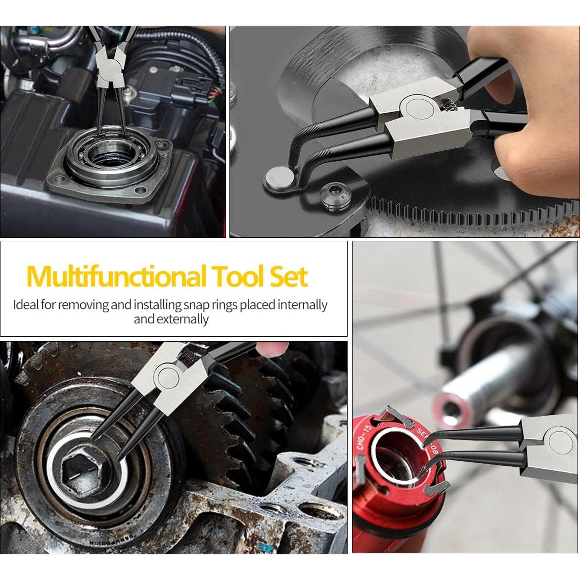 Juego de Pinzas de Anillo de Snap LFSEMINI 2 Piezas 90°