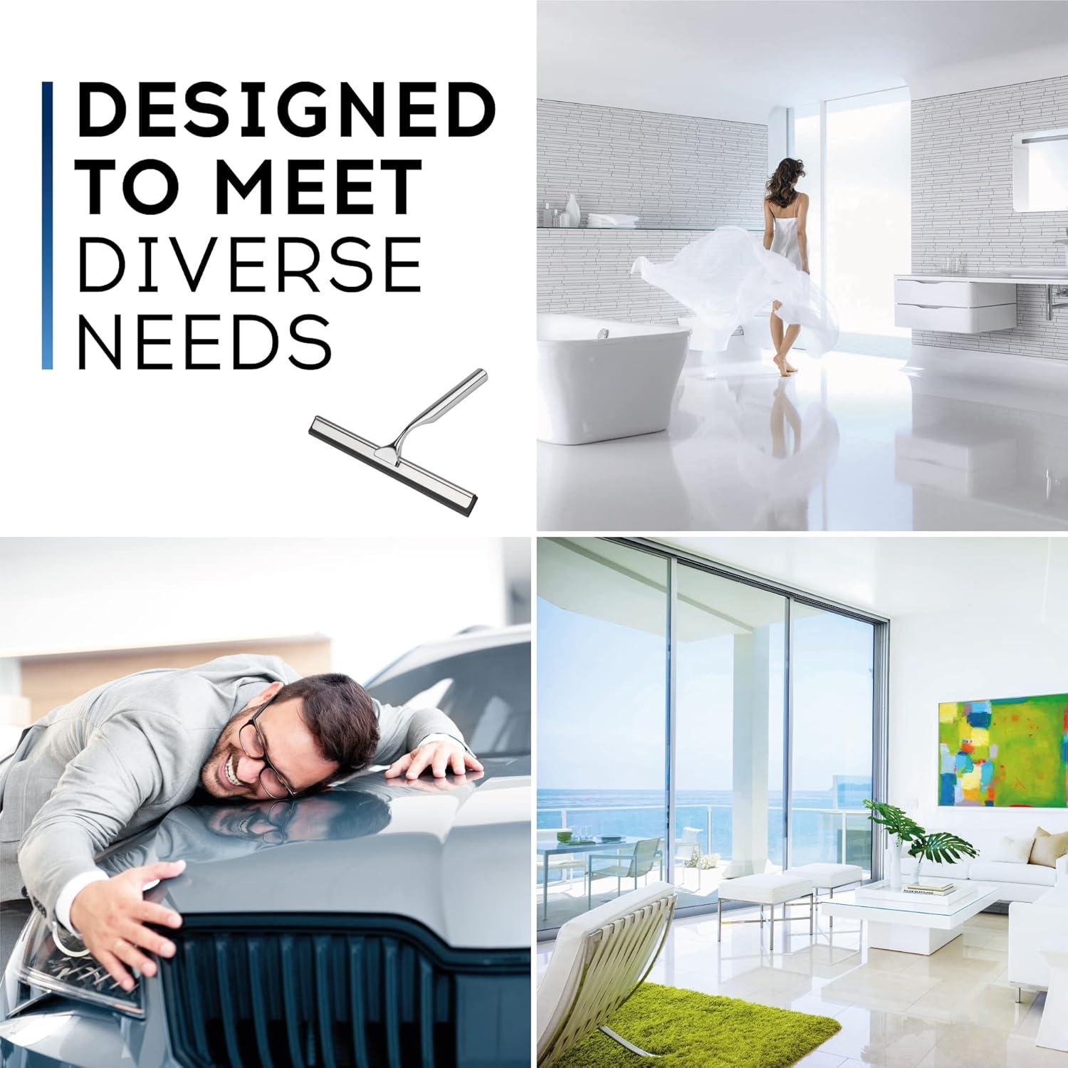 Limpiaparabrisas DSV Estándar 25.4 cm Acero Inoxidable Plata