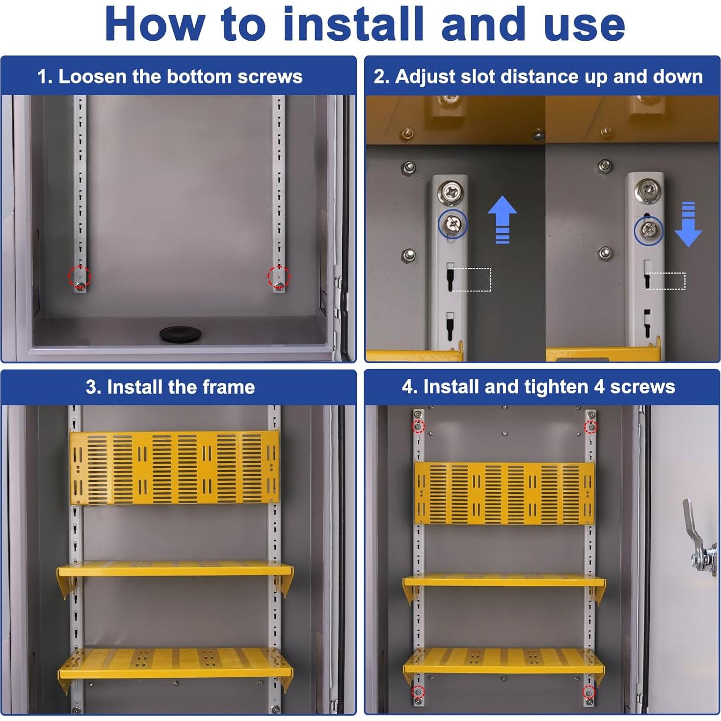 Caja Eléctrica Impermeable JUEDIFX 40.9x35.1x18cm Hierro Gris