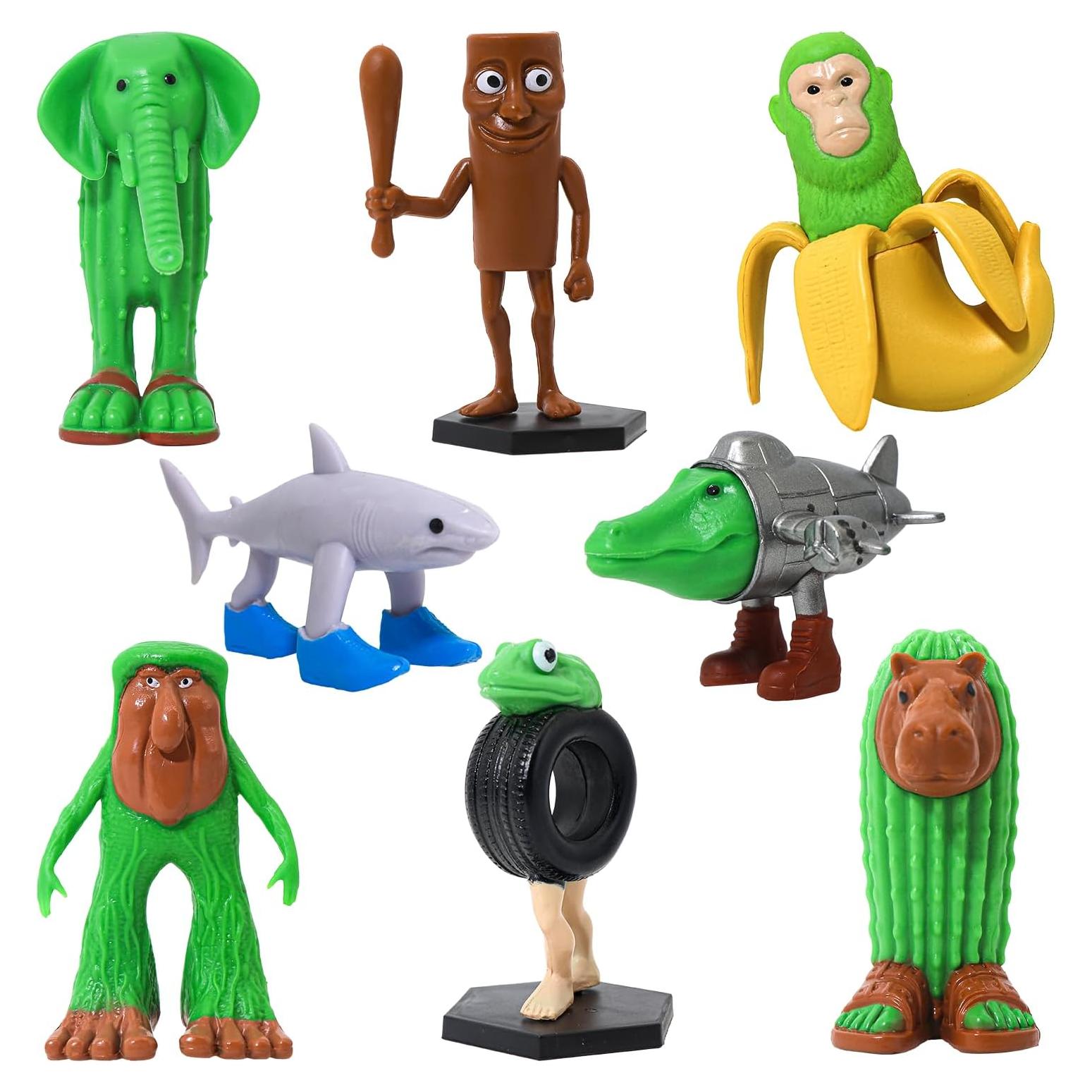 8 Figuras de Acción Brainrot Italiano DUMPOP Coleccionables