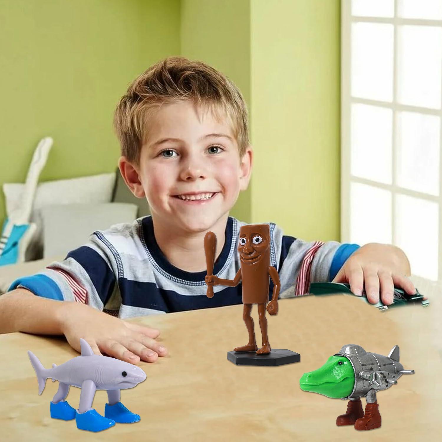 8 Figuras de Acción Brainrot Italiano DUMPOP Coleccionables