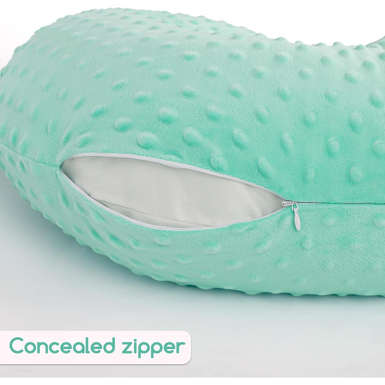 Funda de Almohada de Lactancia B-O-P-P-Y Verde 57x45 cm