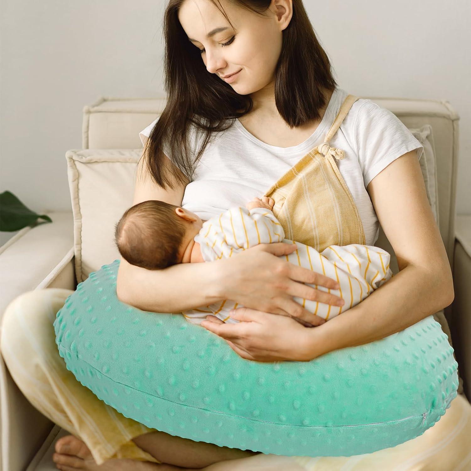 Funda de Almohada de Lactancia B-O-P-P-Y Verde 57x45 cm