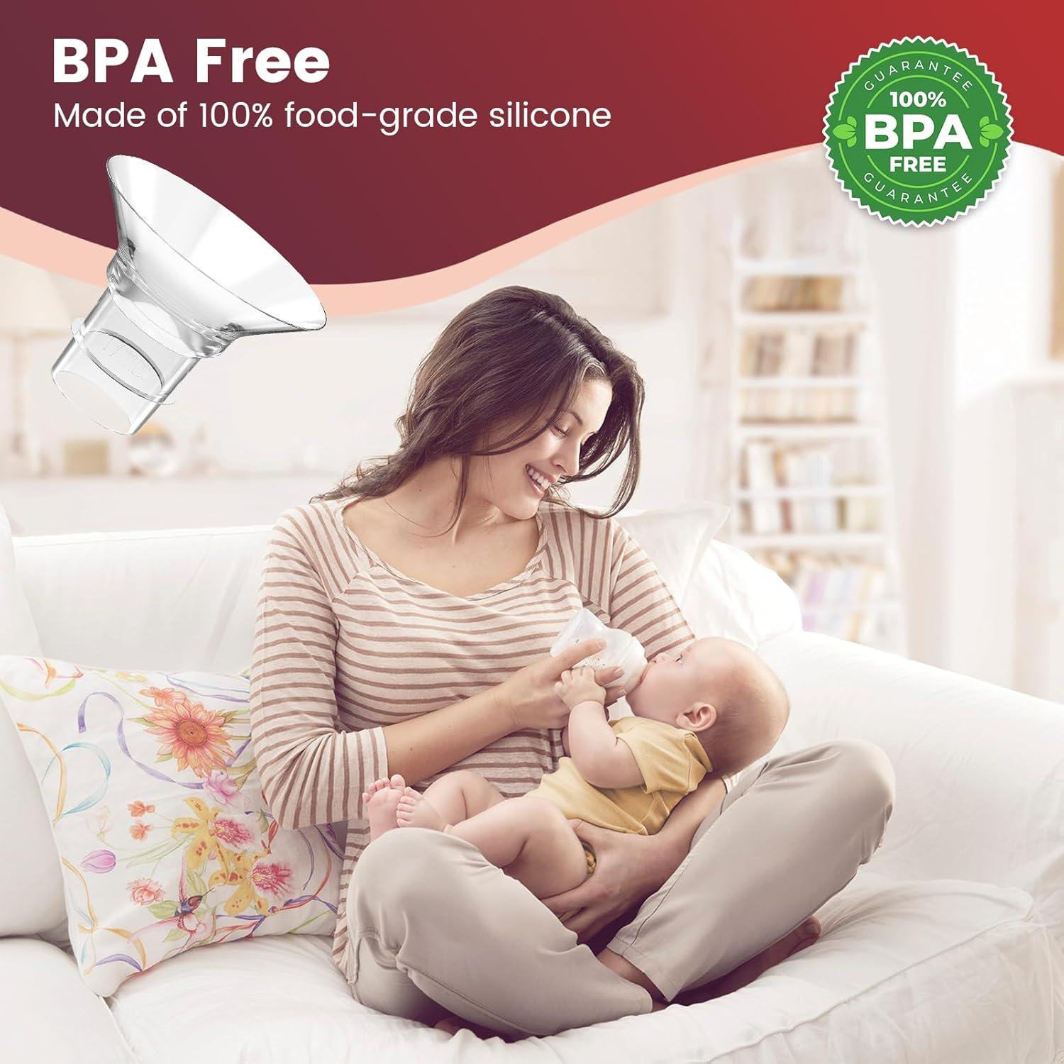 Inserts de brida 13/15/17/19/21mm CNGSTWO - 5 Pack Libre de BPA