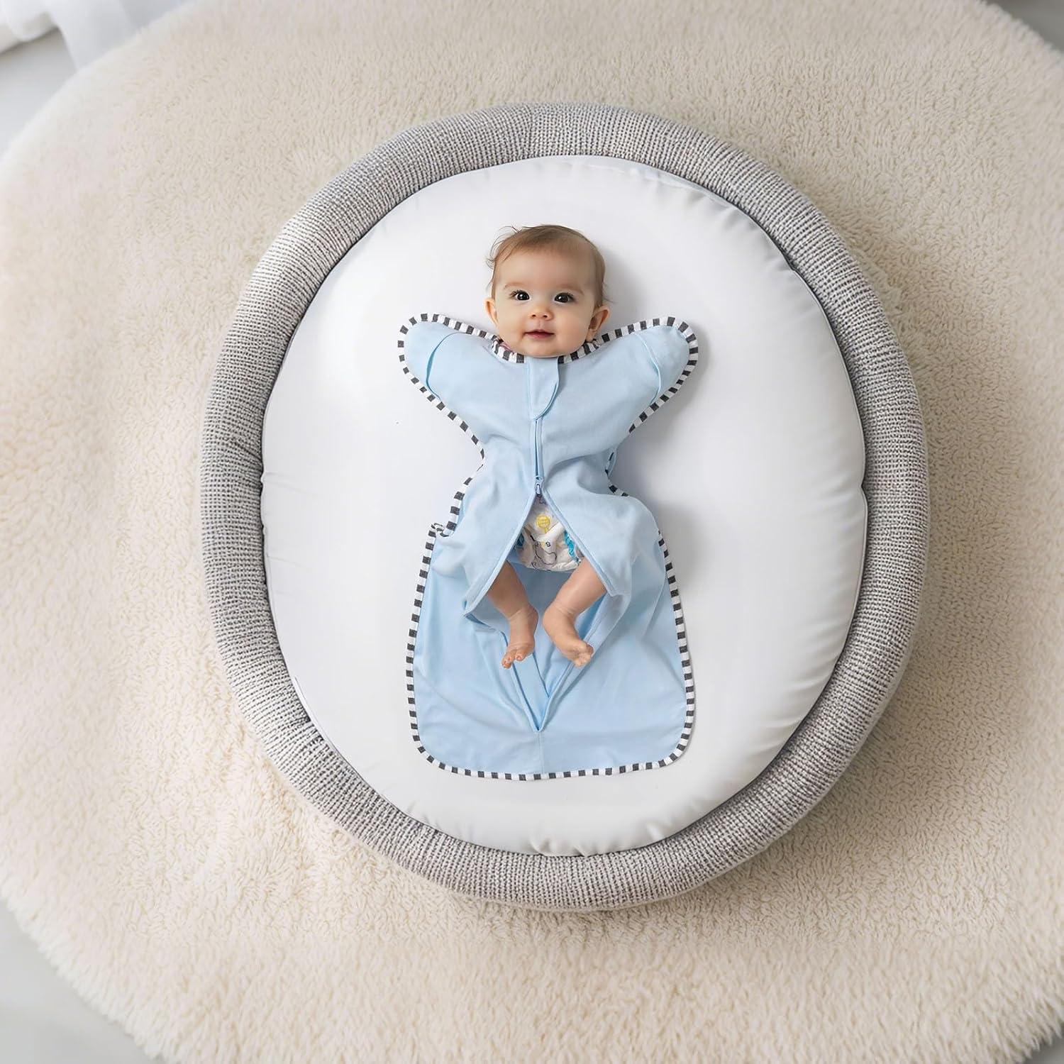 Saco de Sueño de Transición Queness 100% Algodón 2 Piezas S(0-3 Meses)