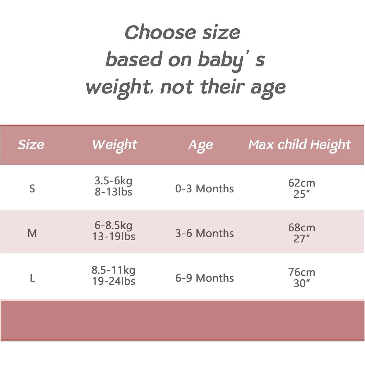 Saco de Sueño de Transición Queness 100% Algodón 2 Piezas S(0-3 Meses)