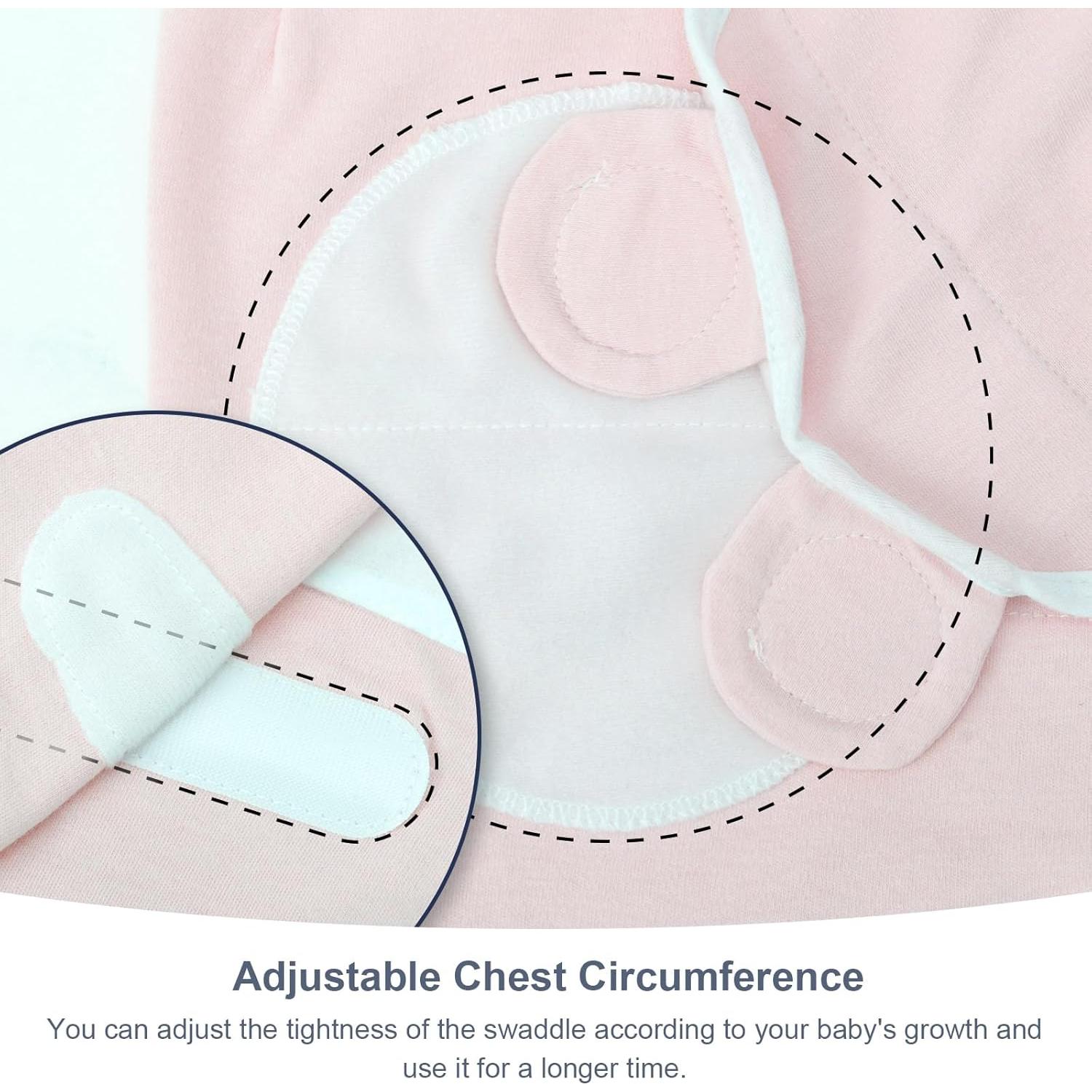 DRESHOW 3 Sacos de Sueño Bebé con Sombrero Lazo 0-3 Meses