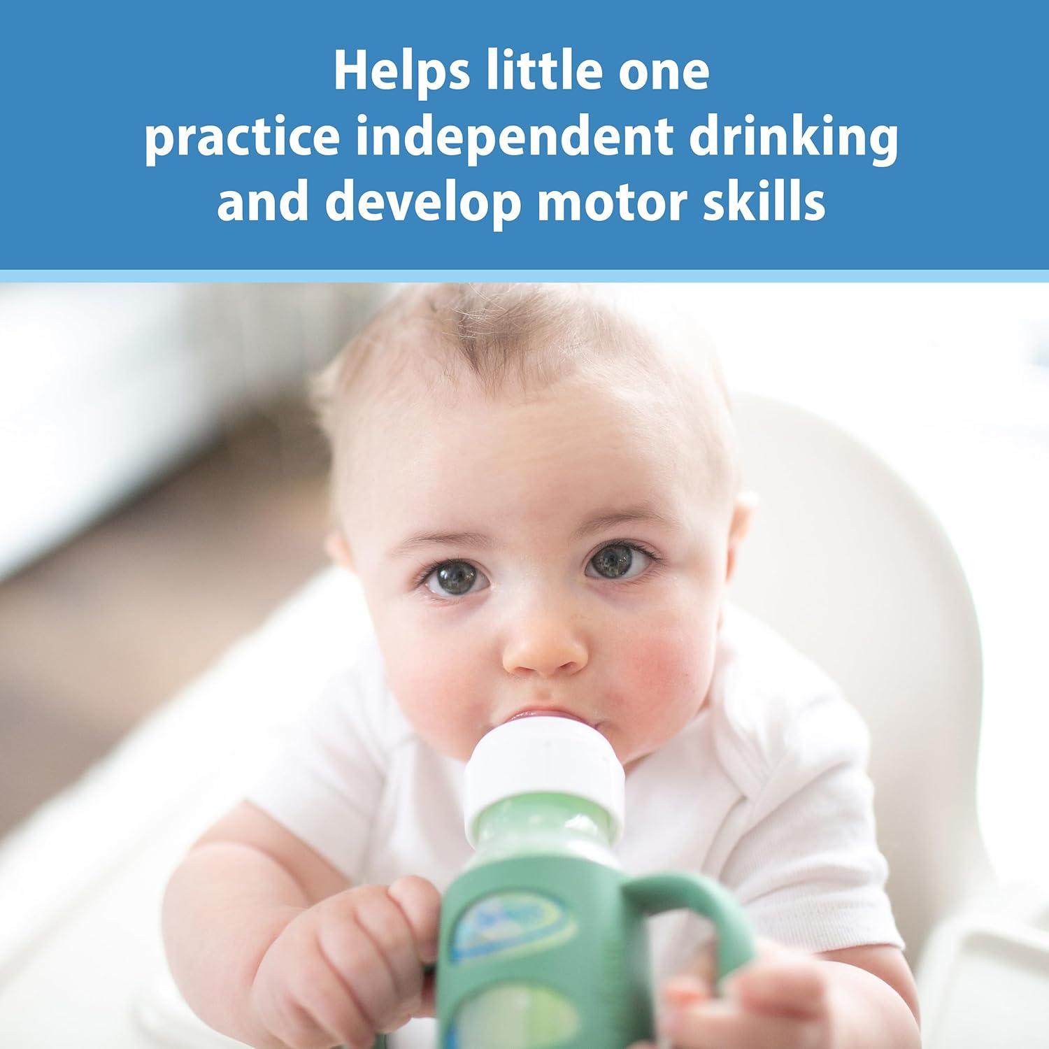 Botella con Boquilla de Sorber Dr. Brown's 250mL Negra 6m+