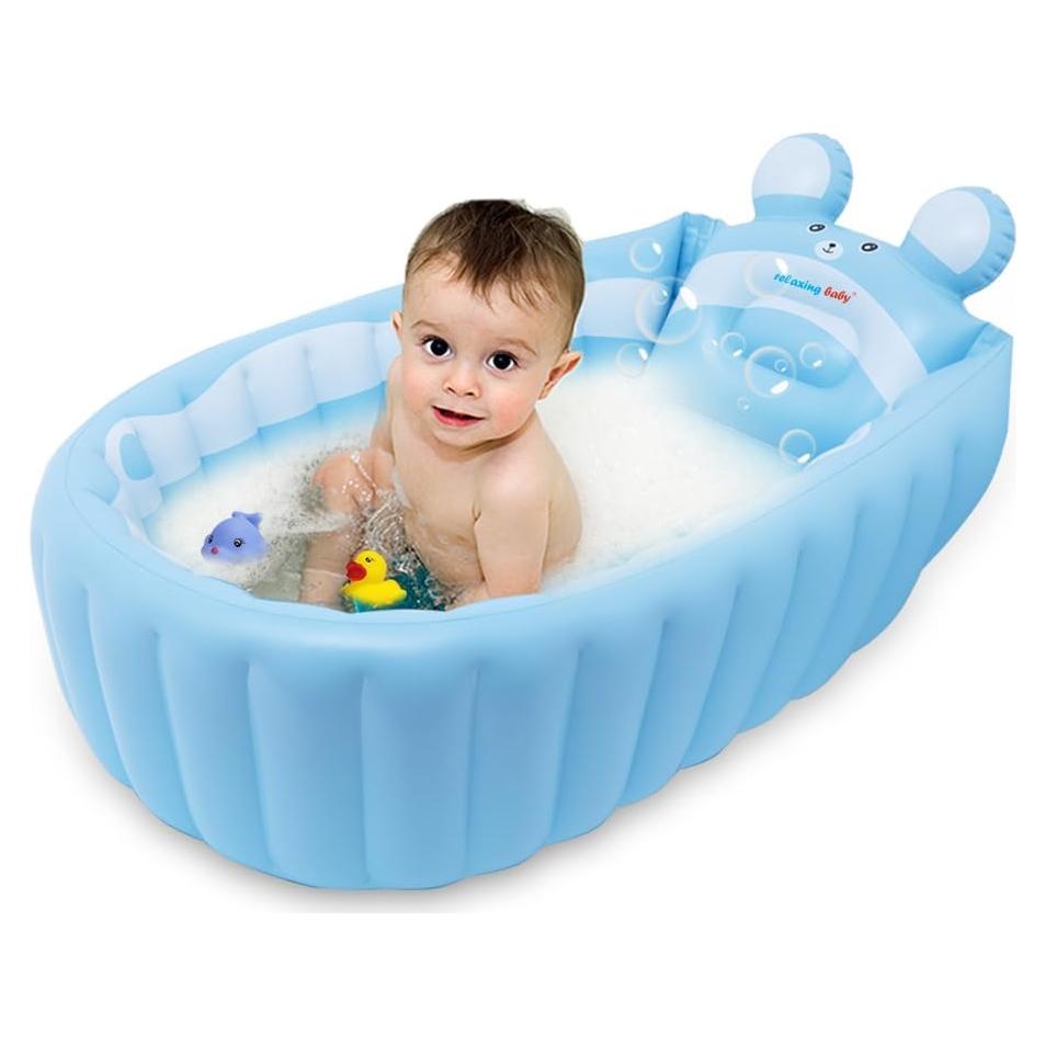 Bañera Inflable para Bebés Anbel B1706 - Antideslizante 90x54.9cm