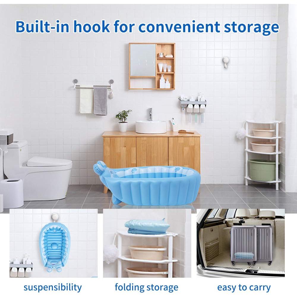 Bañera Inflable para Bebés Anbel B1706 - Antideslizante 90x54.9cm