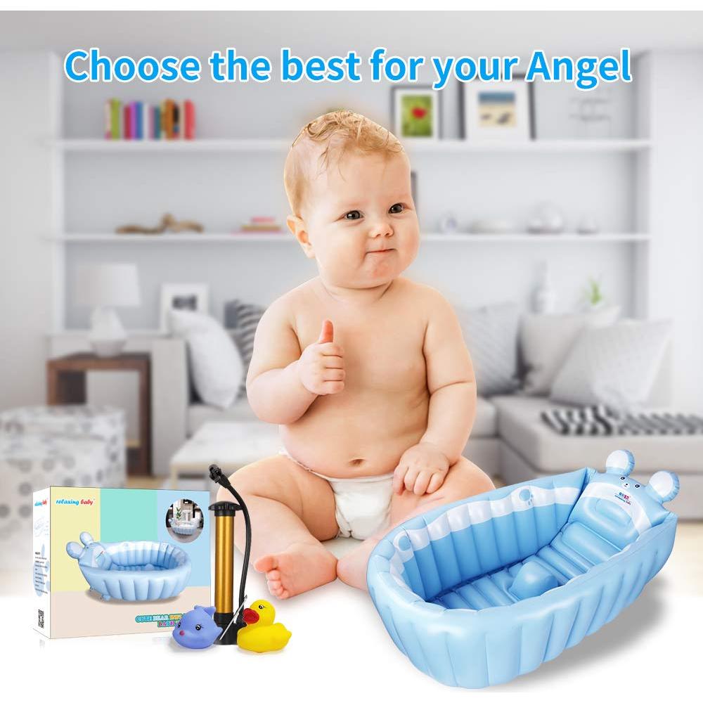 Bañera Inflable para Bebés Anbel B1706 - Antideslizante 90x54.9cm