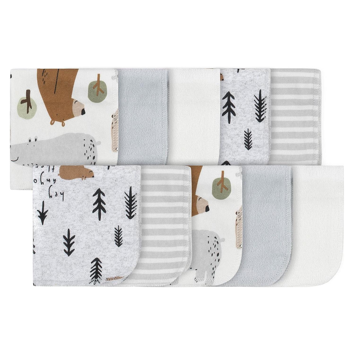 Toallas de Mano Gerber 10-Pack Terry Oso Verde 22.86 cm