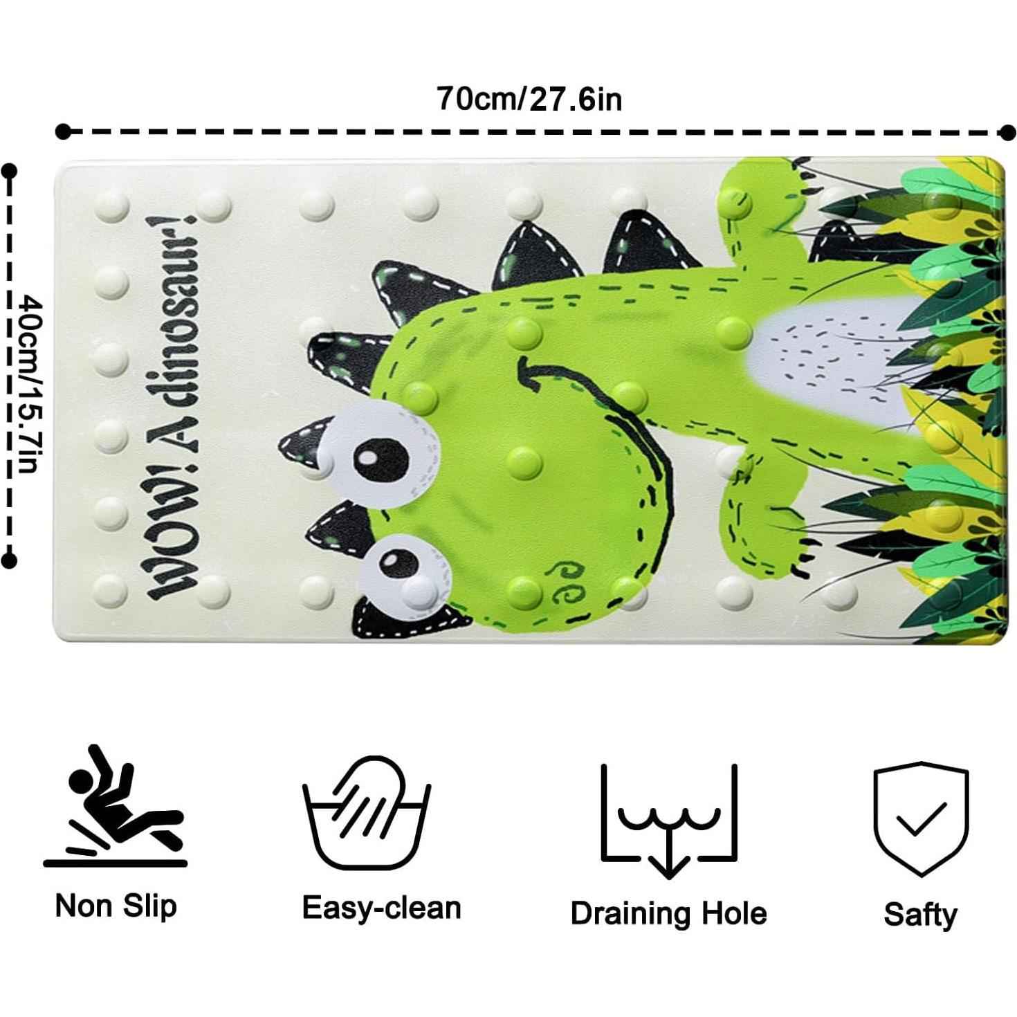 Alfombrilla de Baño Antideslizante LNV Dinosaurio 70x40cm