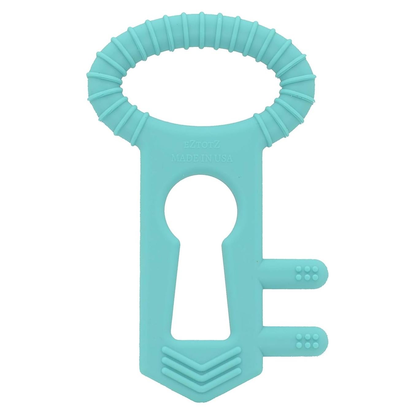 Juguete de Dentición de Silicona Teal Eztotz 0+ Meses