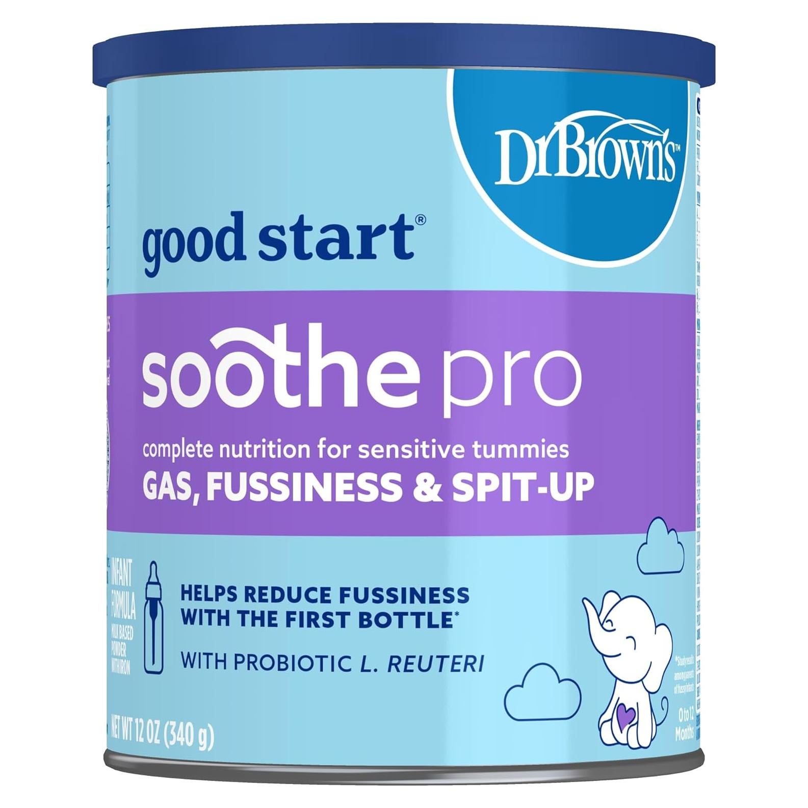 Fórmula Infantil Dr. Brown's Soothe Pro 340g para Bebés