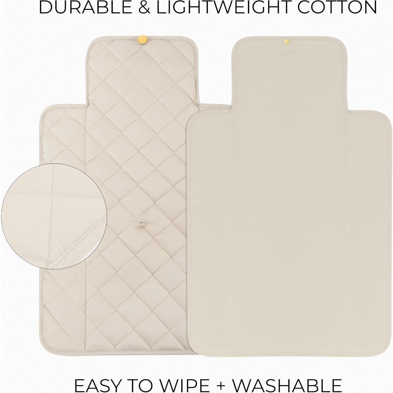 Almohadilla de Cambio de Pañales Portátil ZICOTOs Beige 40.6x63.5cm