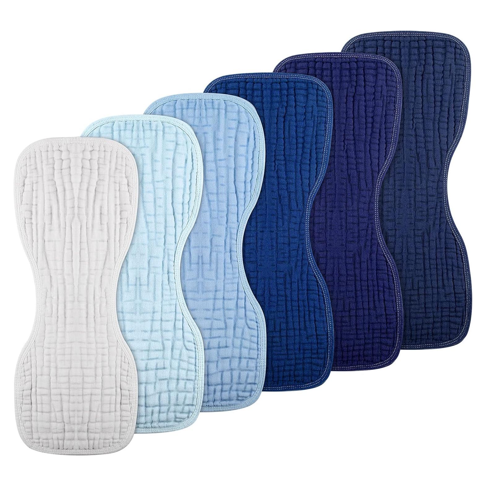 Pañales de Muselina Frienda 6 Piezas 23x51cm Azul