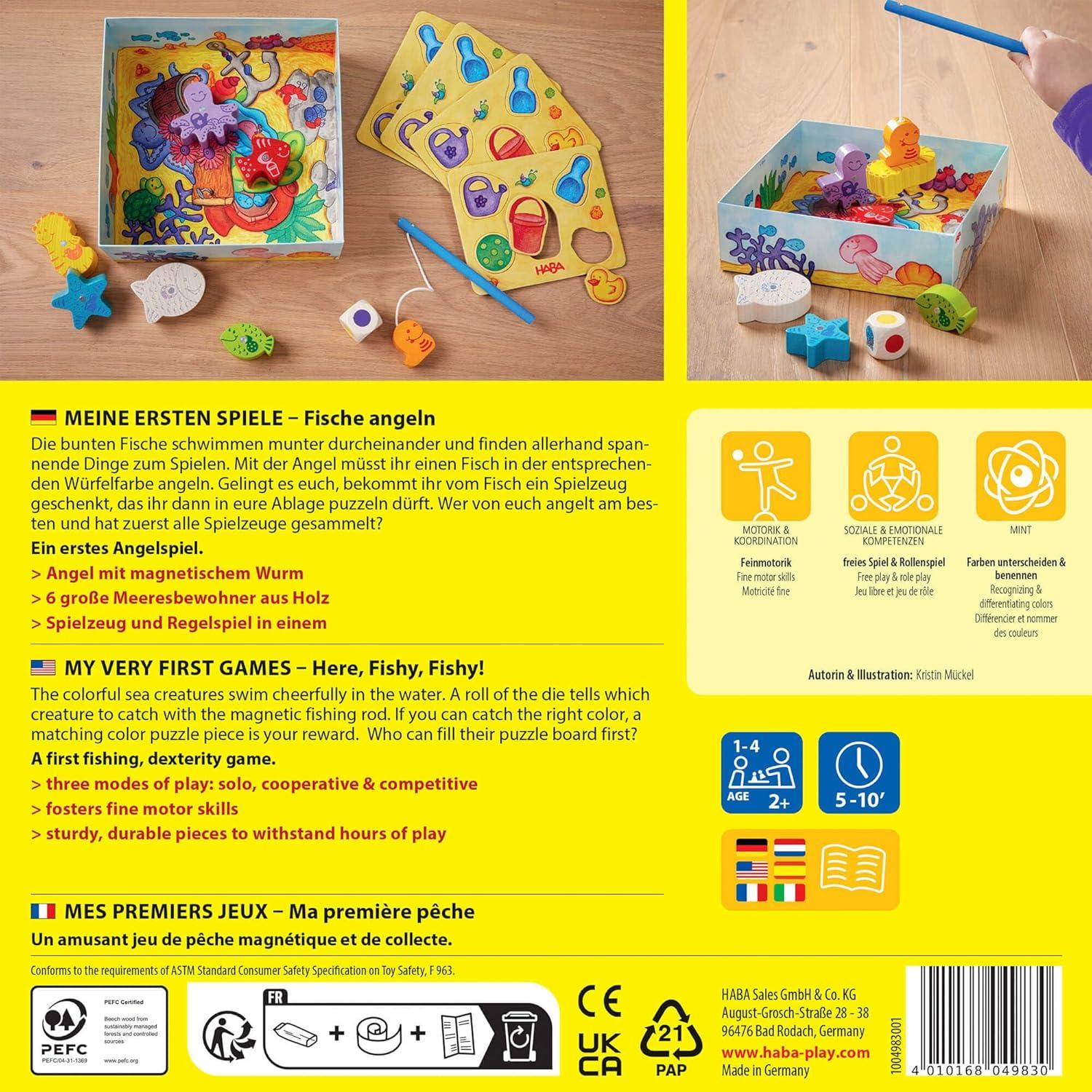 Juego de Pesca Magnético HABA Mis Primeros Juegos 2+