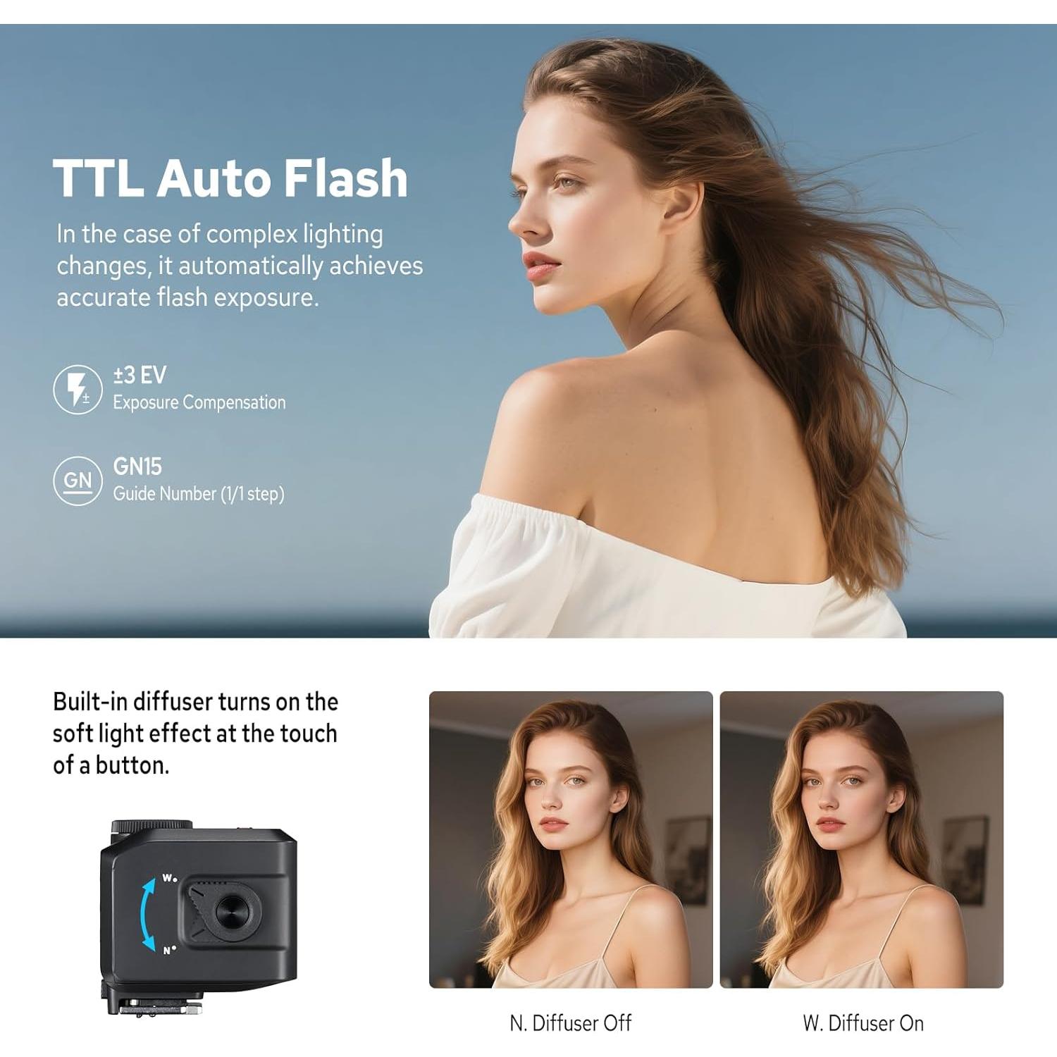 Flash Godox iT30Pro S para Sony, TTL, 560 Flashes, Pantalla Táctil