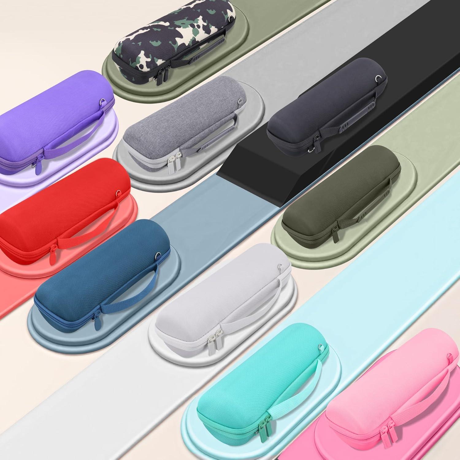 Funda Dura Impermeable co2CREA para JBL Flip 7/6/5 - Camo Negra