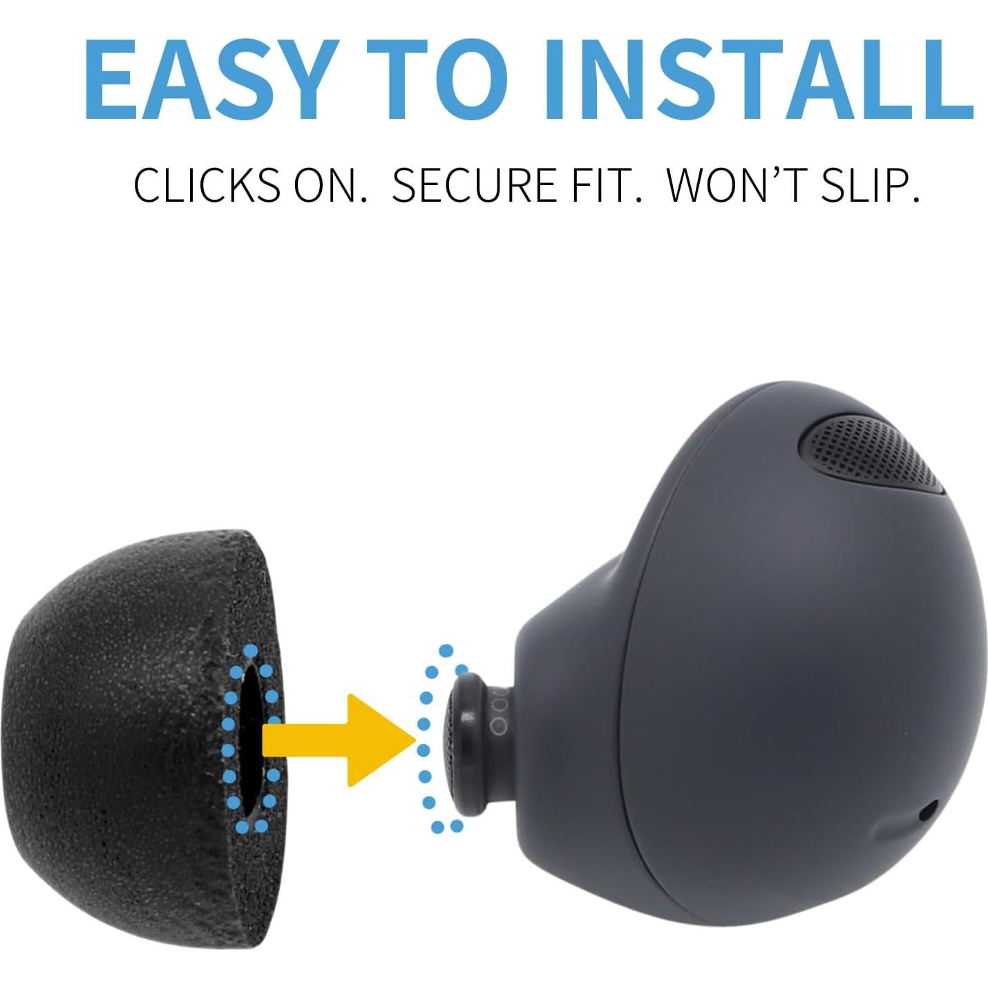 Puntas de Espuma Comply TrueGrip para Samsung Galaxy Buds2 Pro - 3 Pares