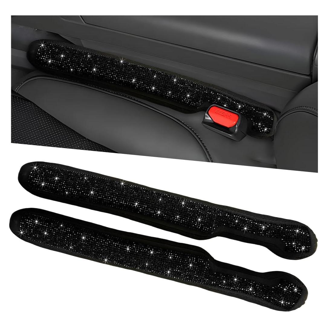 Relleno de Espacio entre Asientos de Coche ZNDAW 2PCS Negro